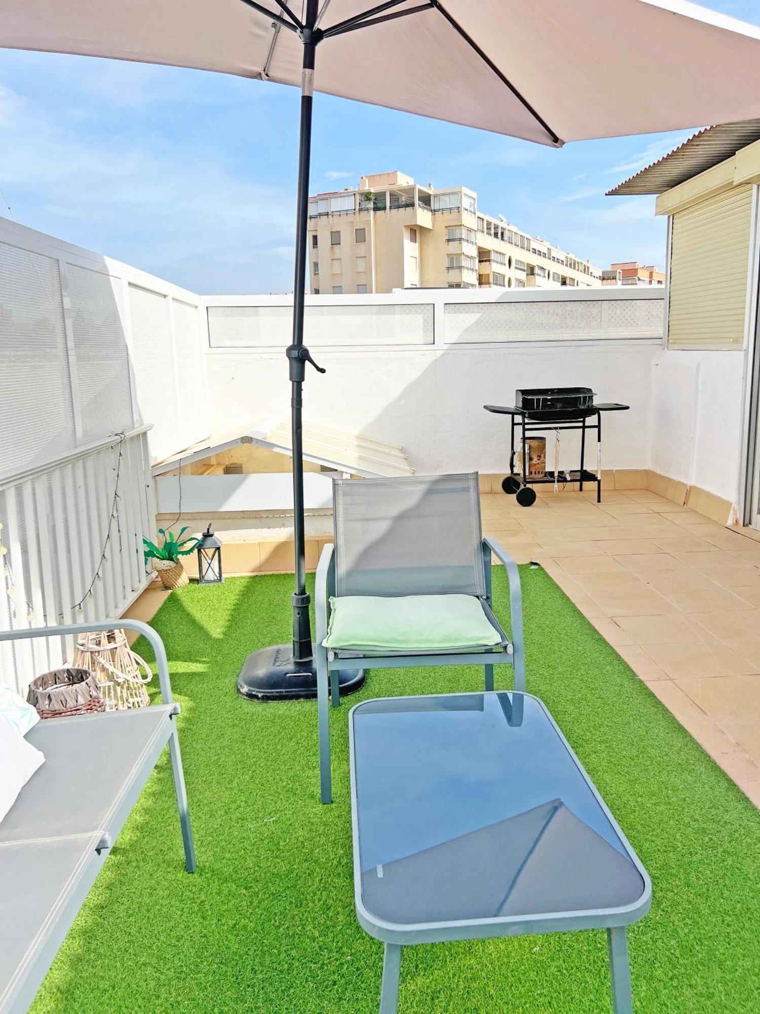 Апартаменти Atico Frente Al Mar 2 Terrazas Barbacoa Y Parking Sujeto A Disponibilidad Ел-Кампельйо Екстер'єр фото