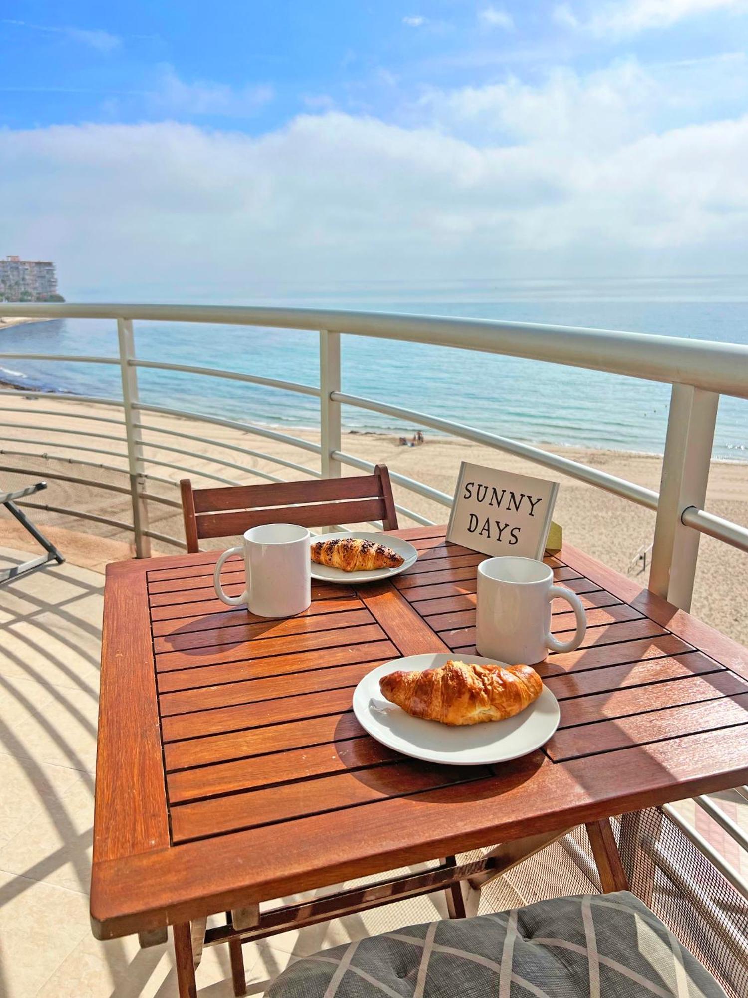 Апартаменти Atico Frente Al Mar 2 Terrazas Barbacoa Y Parking Sujeto A Disponibilidad Ел-Кампельйо Екстер'єр фото